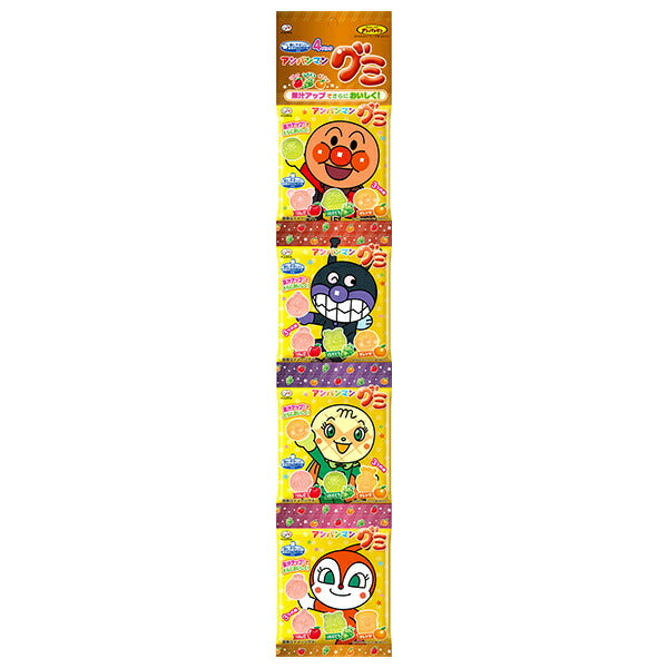 Lot de 10 sachets de gommes Anpanman de Fujiya, 4 gommes par sachet, 84g (21g x 4)