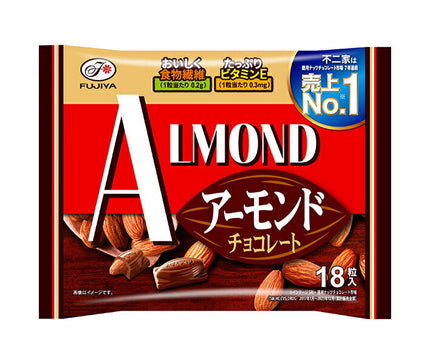 Chocolat aux amandes Fujiya 18 pièces x 18 sachets 