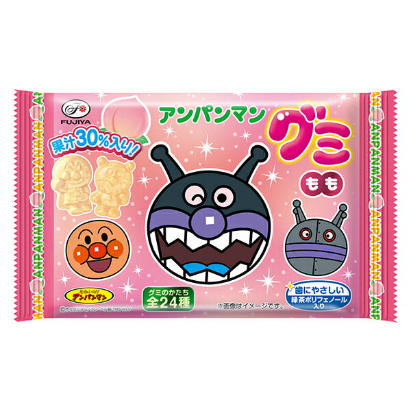Fujiya Anpanman Gummy Momo 6 pieces x 20 pieces [shipped in Japan]