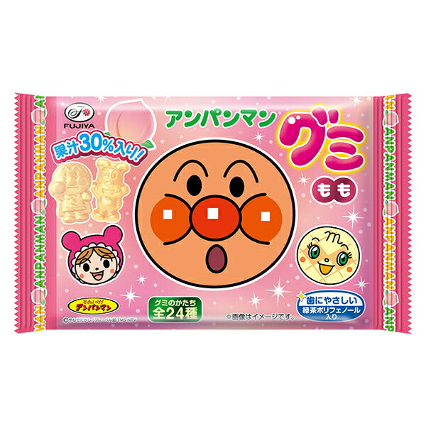 Fujiya Anpanman Gummy Momo 6 pieces x 20 pieces [shipped in Japan]
