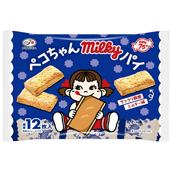 不二家 ペコちゃん ミルキーパイ 110g×18袋入【日本出荷】