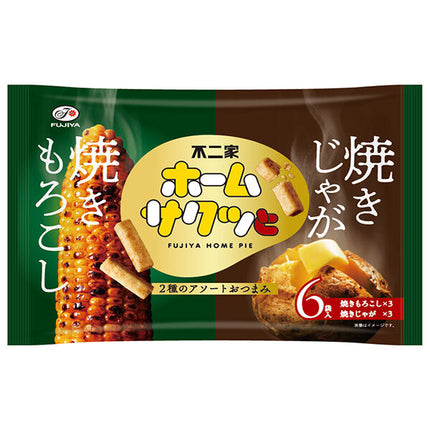 Fujiya Home Crispy Grilled Corn & Potato 6P 96g x 18 bags [Shipped in Japan]