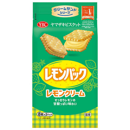 ヤマザキビスケット レモンパック (8枚×2P)×12袋入【日本出荷】