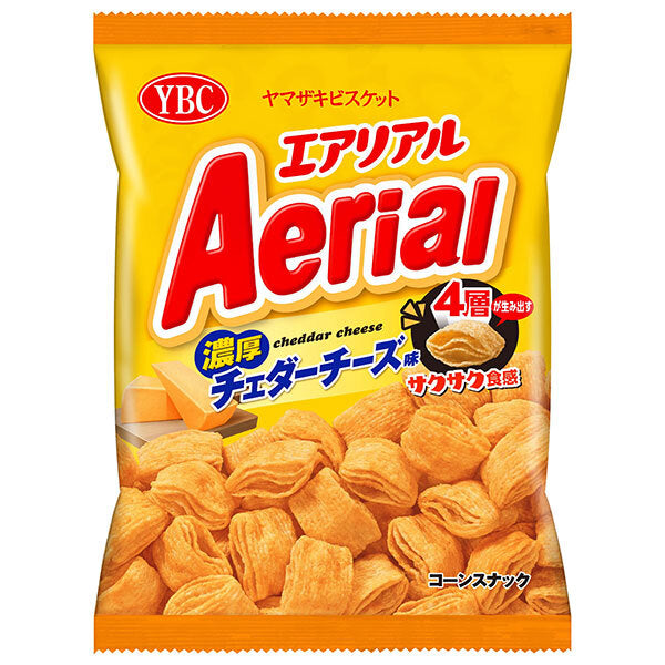 ヤマザキビスケット エアリアル 濃厚チェダーチーズ味 65g×12袋入【日本出荷】