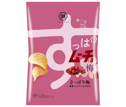 Koikeya Sour Mucho Chips Refreshing Plum 55g x 12 pieces 