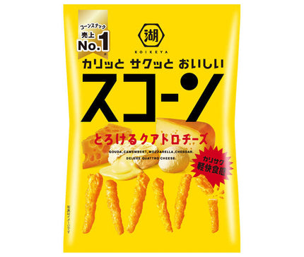 Koikeya Scone Melting Quattro Cheese 73g x 12 bags [Shipped in Japan]