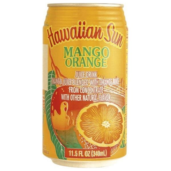 Lead Off Japan Hawaiian Sun Mango Orange 340ml can x 24 pieces [Shipped in Japan]