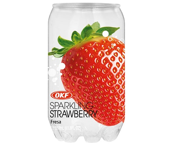 Lead Off Japan OKF Clear Sparkling Strawberry 350ml plastic bottle x 24 bottles [shipped in Japan]