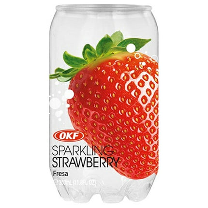Lead Off Japan OKF Clear Sparkling Strawberry 350ml plastic bottle x 24 bottles [shipped in Japan]