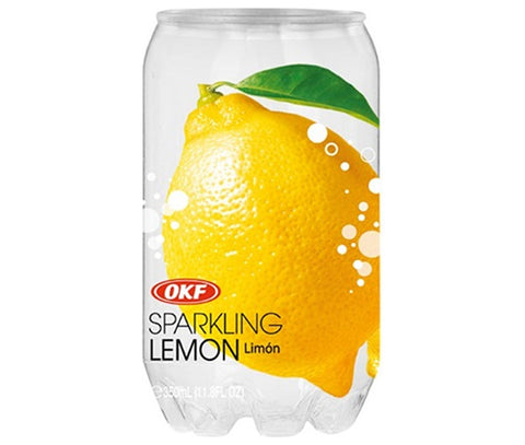 Lead Off Japan OKF Clear Sparkling Lemon Bouteille PET de 350 ml x 24 pièces 