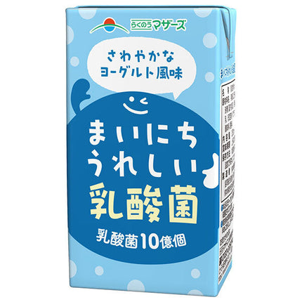 Rakunou Mother's Everyday Happy Lactic Acid Bacteria 250ml Paper Pack x 24 Bottles