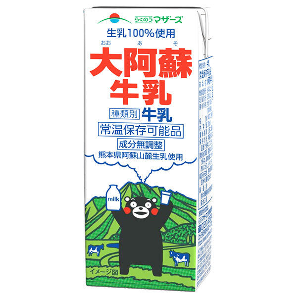 Rakuno Mothers Daiaso Milk 200ml paquet papier x 24 pièces 