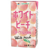 Rakunou Mother's White Peach Yogurt Flavor 250ml Paper Pack x 24 Bottles 