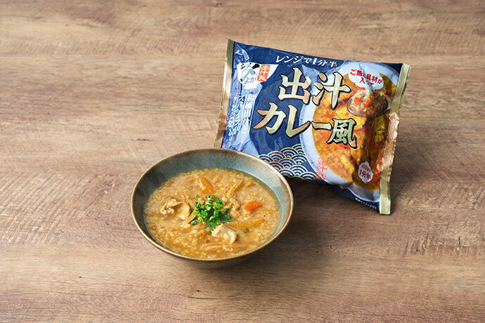 Kokubu Shimeyoka Dashi rice soup curry style 250g x 12 pieces [Shipped in Japan]