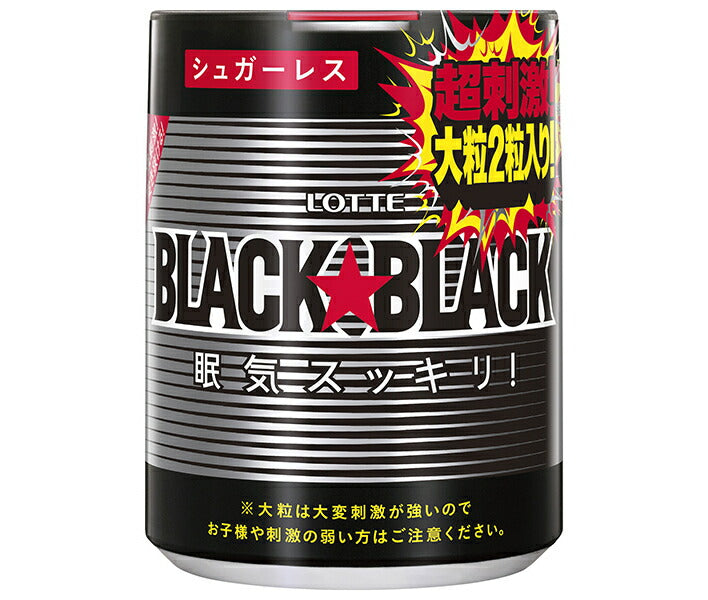 Lotte Black Black Grain One Push Bouteille 133g x 6 pièces