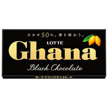 Lotte Ghana Black 50g x 10 pieces [shipped in Japan]
