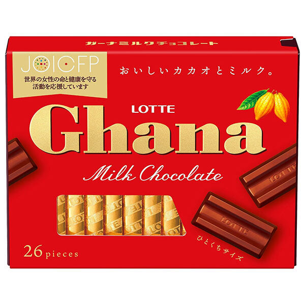 Lotte Ghana Milk Excellent 119g x 6 boxes [shipped in Japan]
