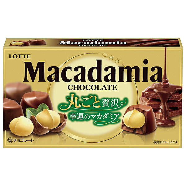 Lotte Macadamia Chocolate 9 pieces x 10 boxes [shipped in Japan]