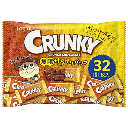 Lotte Cranky Mugen Crispy Pack 112g x 20 bags [shipped in Japan]