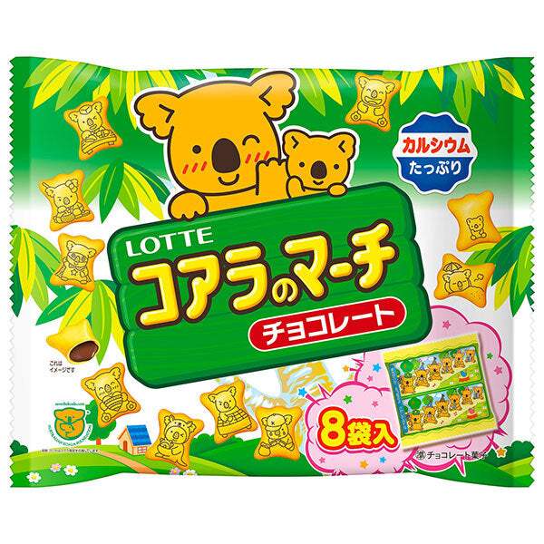 Lotte Koala's March Share Pack 96g (12g x 8 bags) x 14 bags [Shipped in Japan]