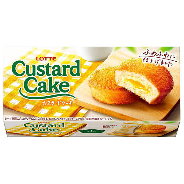 Lotte custard cake 6 pieces x 5 boxes [shipped in Japan]