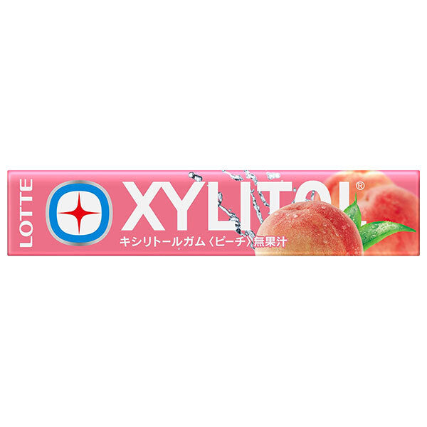 Lotte Xylitol Gum Peach 14 pieces x 20 pieces [shipped in Japan]