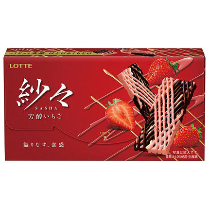 Lotte Sasa Rich Strawberry 69g x 10 boxes [shipped in Japan]