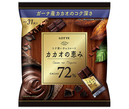 Lotte Cacao Blessing 72% Share Pack 124g x 18 bags 