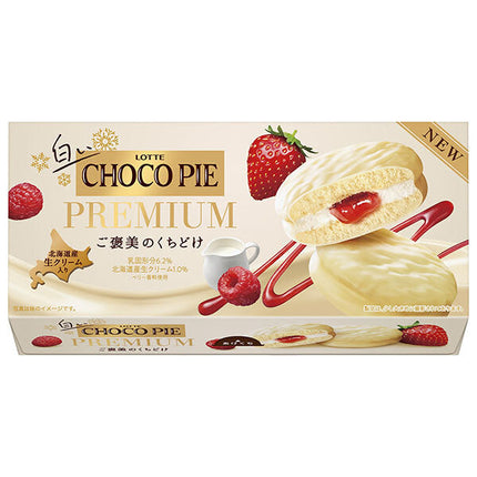 Lotte White Chocolate Pie Premium 6 pieces x 5 boxes [shipped in Japan]