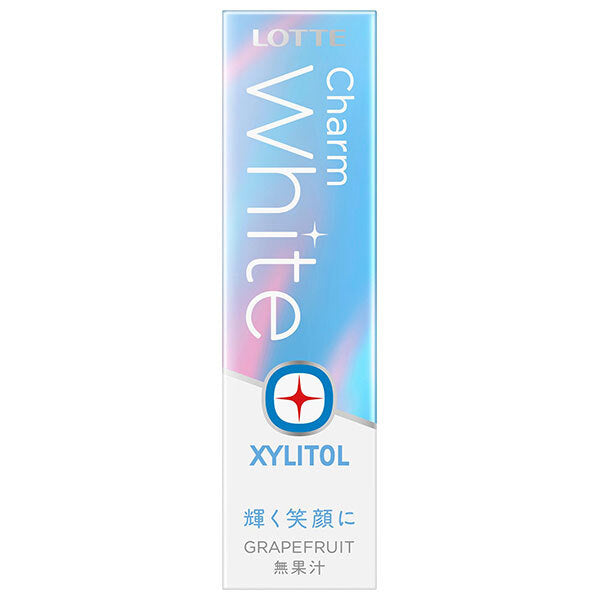 Lotte Xylitol Gum Charm White Grapefruit 9 pieces x 15 pieces [Shipped in Japan]