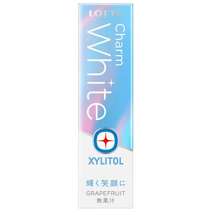 Lotte Xylitol Gum Charm White Grapefruit 9 pieces x 15 pieces [Shipped in Japan]