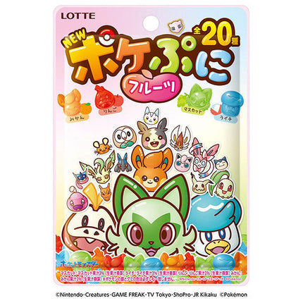 Lotte Poke Puni Fruit 80g x 12 bags [shipped in Japan]