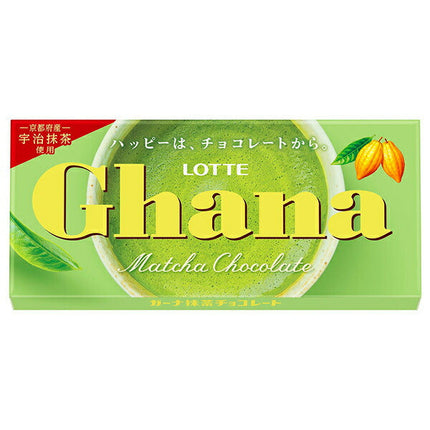 Lotte Ghana Matcha Chocolate 45g x 10 pieces [shipped in Japan]