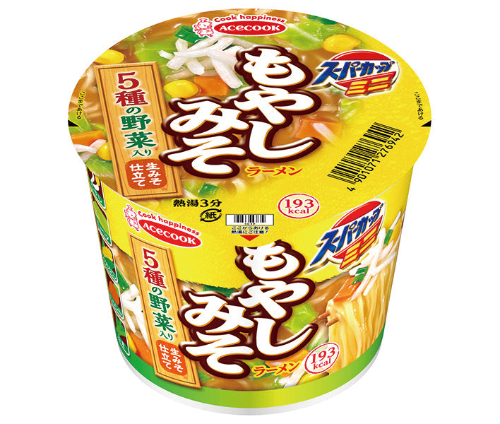 エースコック スーパーカップミニ もやしみそラーメン 51g×12個入【日本出荷】