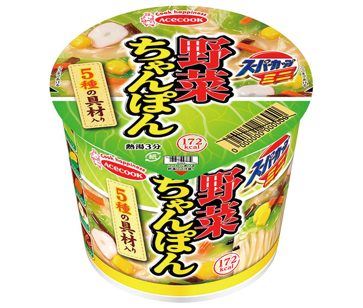 エースコック スーパーカップミニ 野菜ちゃんぽん 42g×12個入【日本出荷】