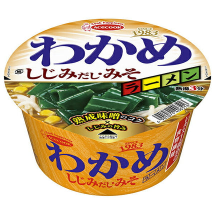 Acecook Wakame Ramen Shijimi Dashi/Miso 92g x 12 pieces [Shipped in Japan]