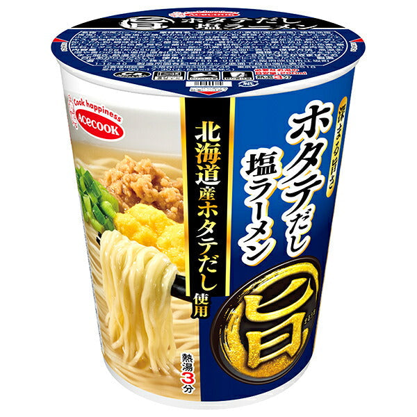 Acecook Maruuma Scallop Broth Salt Ramen 56g x 12 pieces 