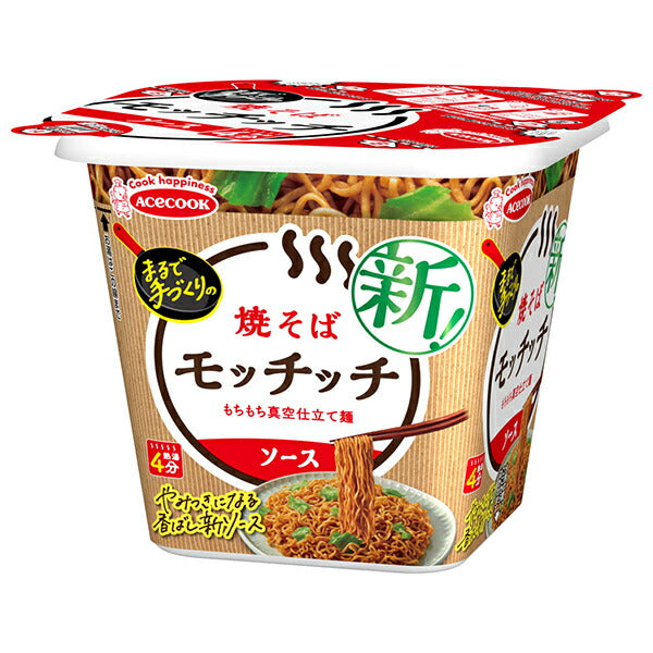 Acecook Yakisoba Mochi-Mochi, 97g x 12 unités.