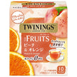 Kataoka Bussan Twinings LES FRUITS Pêche & Orange 10 sachets x 24 pièces 