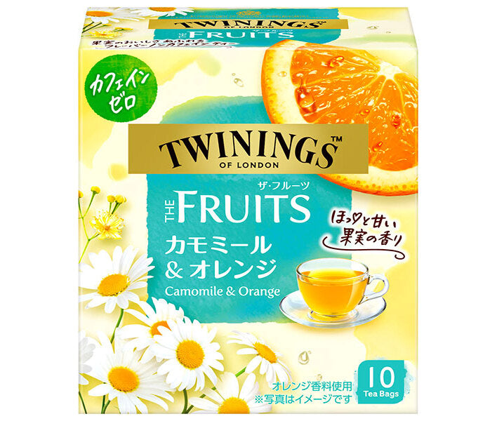 Kataoka Bussan Twinings THE FRUITS Chamomile & Orange 10 bags x 24 pieces [Shipped in Japan]