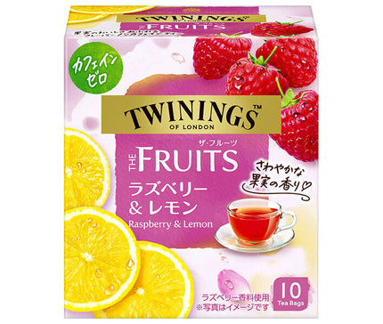 Kataoka Bussan Twinings THE FRUITS Raspberry & Lemon 10 bags x 24 pieces [Shipped in Japan]
