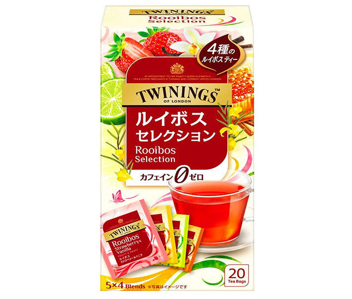 Kataoka Bussan Twinings Tea Bag Rooibos Selection 20 bags x 4 pieces [Shipped in Japan]