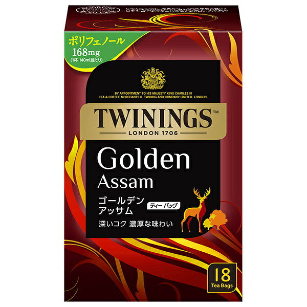 片岡物産 トワイニング ゴールデンアッサム 36g(18袋入り)×4個入【日本出荷】