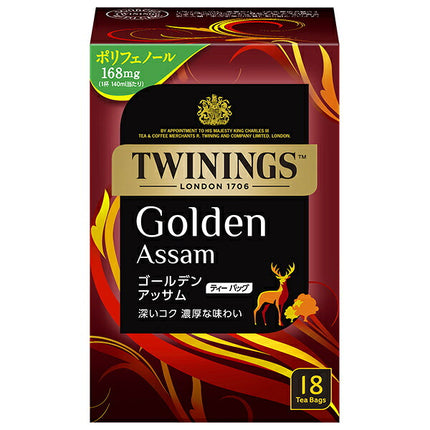 片岡物産 トワイニング ゴールデンアッサム 36g(18袋入り)×4個入【日本出荷】