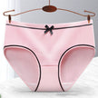 Women's Fashion Casual Threaded Mid-rise Shorts underpant 8pcs