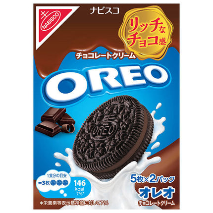 Mondelez Japan Oreo Chocolate Cream 97g (5 pieces x 2P) x 12 pieces [Shipped in Japan]