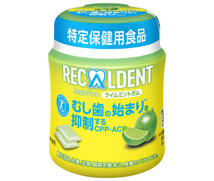 Mondelez Japan Ricardent Gomme Menthe Citron Vert Bouteille 135,2 g x 6 pièces 