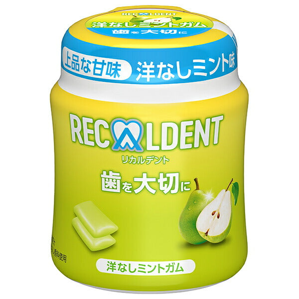 モンデリーズ ジャパン リカルデント 洋なしミントガム ボトル 130g×6個入【日本出荷】