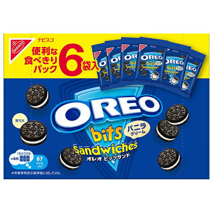 Mondelez Japan Oreo Bits Sandwich Vanilla Cream 102g x 12 bags [Shipped in Japan]