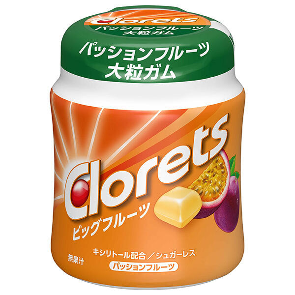 モンデリーズ ジャパン クロレッツ ビッグフルーツ パッションフルーツ ボトル 112g×6個入【日本出荷】